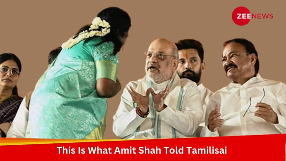 Revealed: This Is What Amit Shah Told Tamilisai Soundararajan During Andhra CM Oath Ceremony 