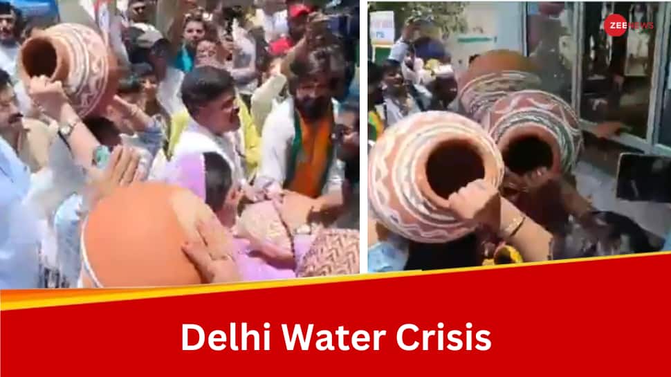 Delhi Water Crisis: AAP Accuses BJP Of Vandalising Delhi Jal Board Office 