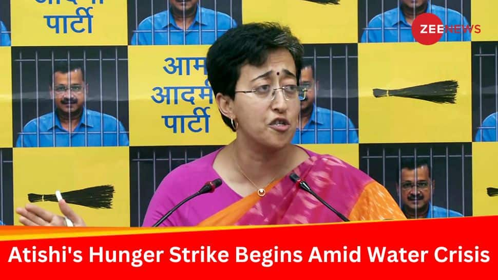 Delhi Water Crisis: AAP Minister Atishi&#039;s Indefinite Fast Starts Amid Water Share Standoff With Haryana