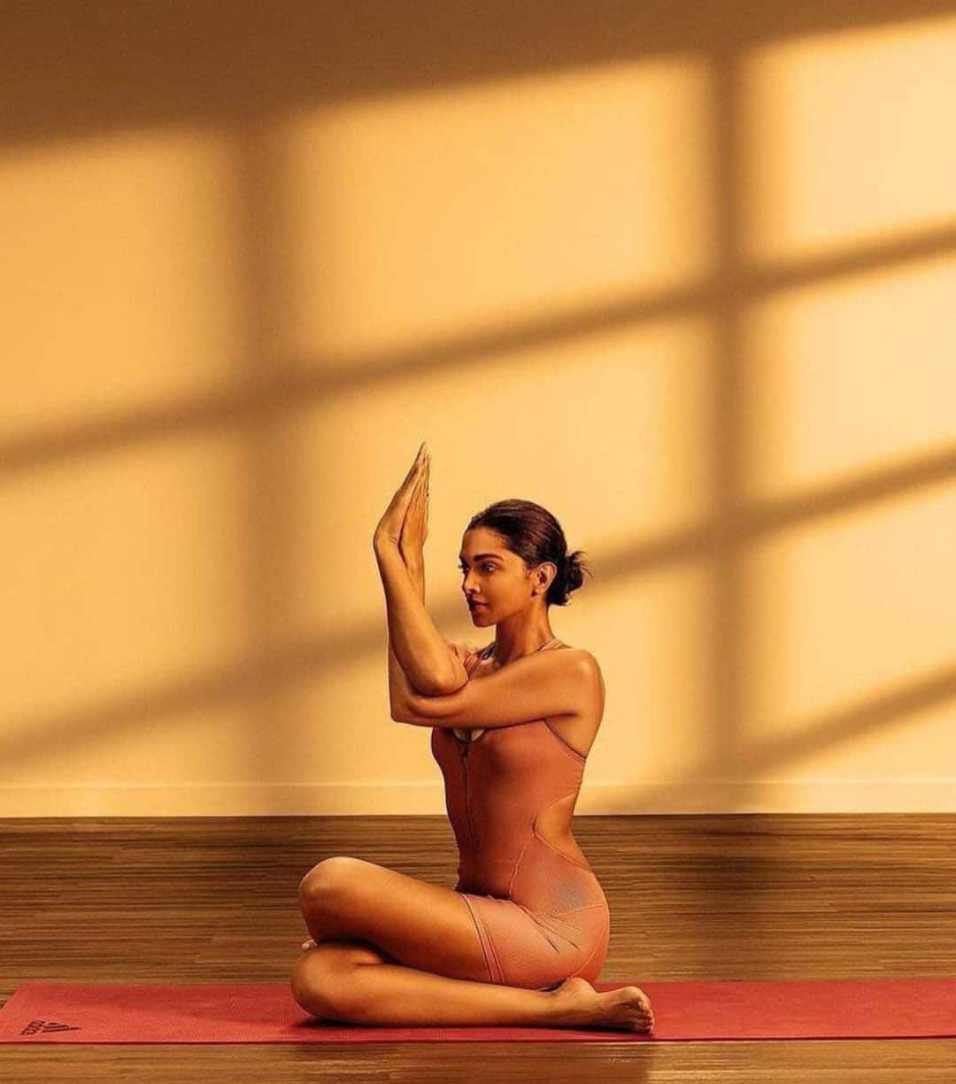 Deepika Padukone Doing Yoga