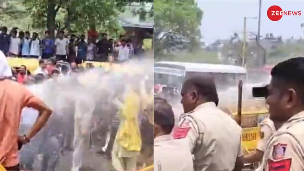 Protest Over Delhi Water Crisis Met With Water Cannons: Irony Draws Social Media Ire - Watch