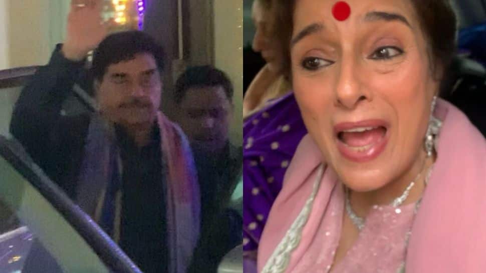 Shatrughan And Poonam Sinha Head To Sonakshi-Zaheer Wedding, Says &#039;Thank You&#039; To Paparazzi