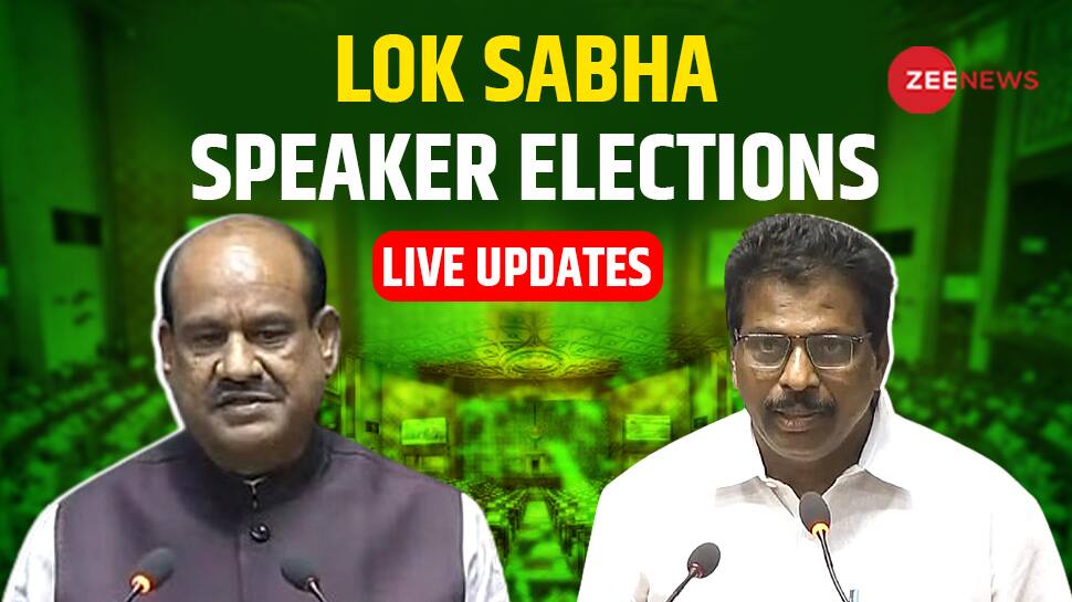 Lok Sabha Speaker Elections: Om Birla Of BJP VS K Suresh Of Congress – LIVE UPDATES | India News