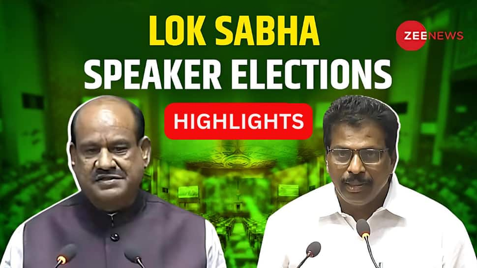 Om Birla Elected As Speaker Of 18th Lok Sabha Following Voice Vote - KEY HIGHLIGHTS