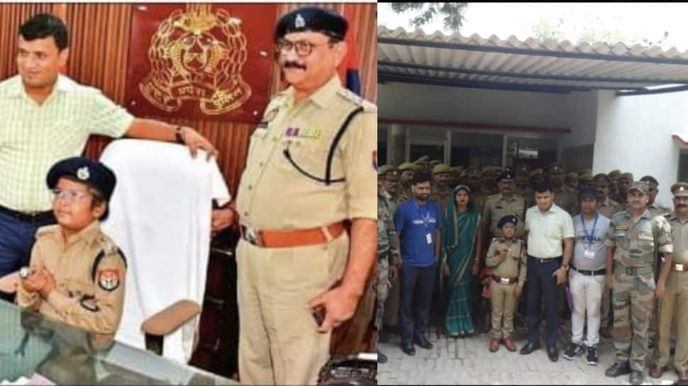 9-Year-Old with Brain Tumor Becomes IPS Officer for a Day in Varanasi, Moves Netizens