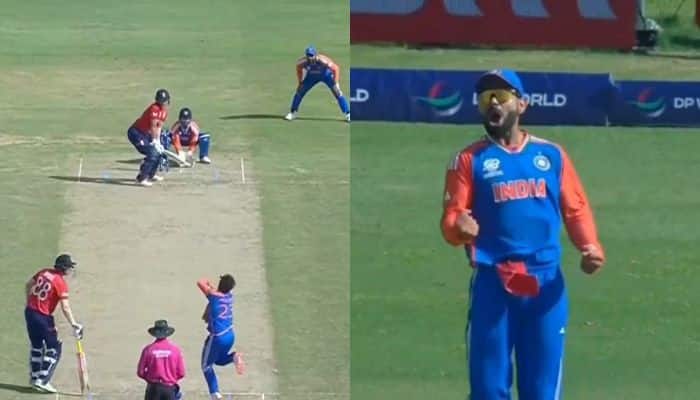 Angry Virat Kohli Avenges Rishabh Pant&#039;s Wicket With An Aggressive Send-Off To Sam Curran During T20 World Cup 2024 Semifinal, Video Goes Viral - Watch