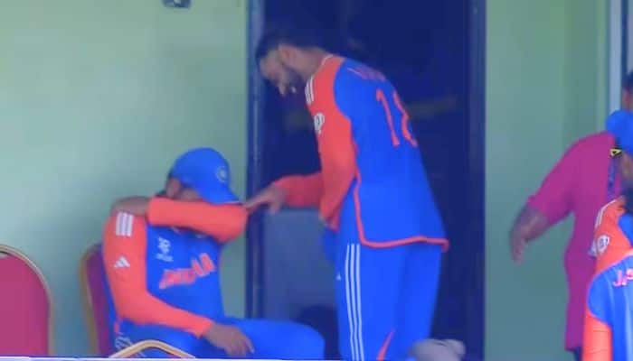 Virat Kohli Cheers Up Emotional Rohit Sharma After Team India Reach Finals Of T20 World Cup 2024, Video Goes Viral - Watch