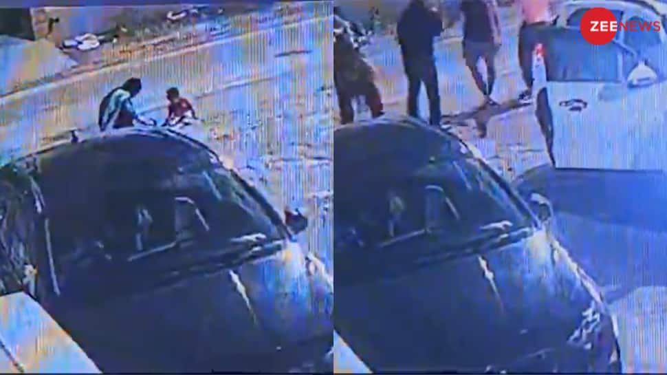 Noida: Car Runs Over Toddler Playing With Mother Outside Home, CCTV Video Goes Viral