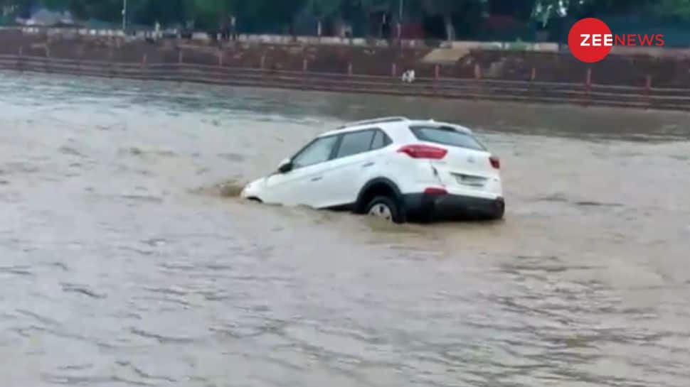 Video: Cars Seen Floating In Flooded River As Heavy Rain Lashes Haridwar