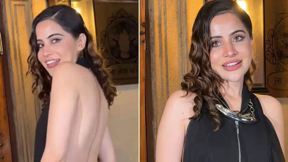 Viral Video: &#039;Tipsy&#039; Uorfi Javed Gets Papped In &#039;Drunken State&#039;, Flaunts Her &#039;Backless&#039; Black Dress - Watch
