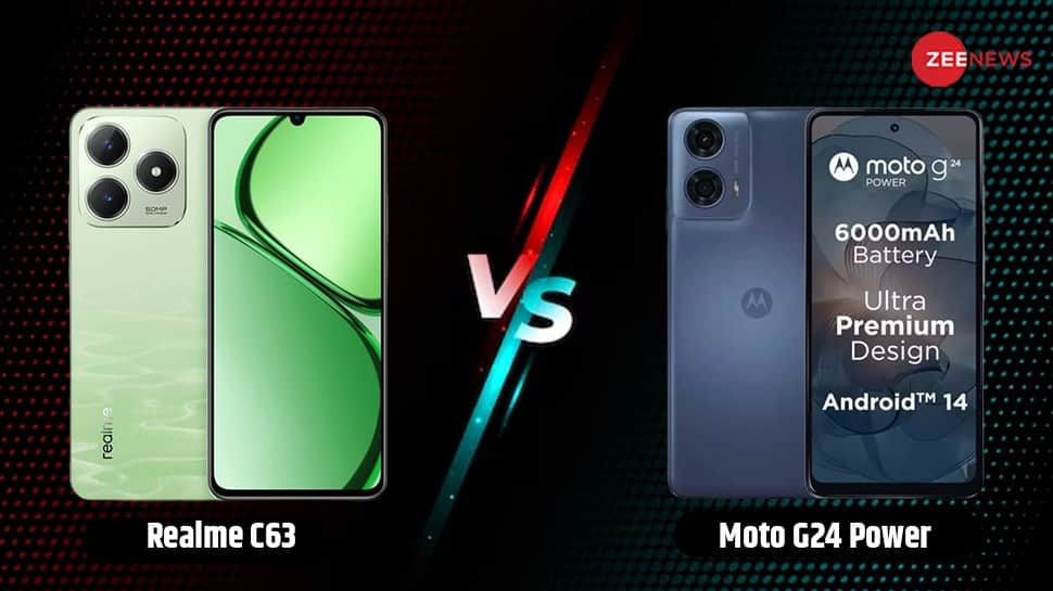 Tech Showdown: Realme C63 Vs Moto G24 Power; Which Phone Wins Battery Battle Under Rs 10,000?