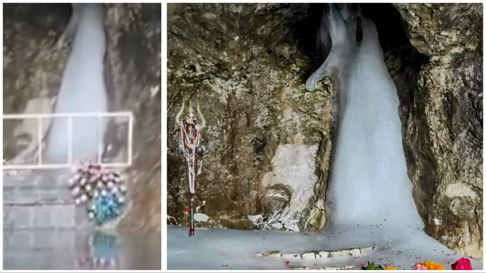 Amarnath Ice Lingam Melts Rapidly Amid Heatwave, Yatra Suspended Due to Rains