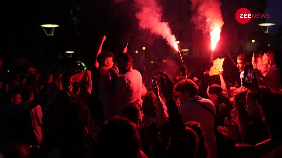 Demonstrators On Street