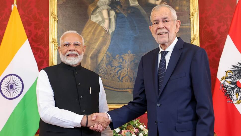 Vienna: PM Modi Calls On Austria President Alexander Van der Bellen