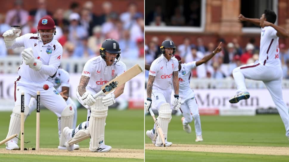 WATCH: Ben Stokes Shell-Shocked By WI Spinners Ripping Delivery, Video Goes VIRAL