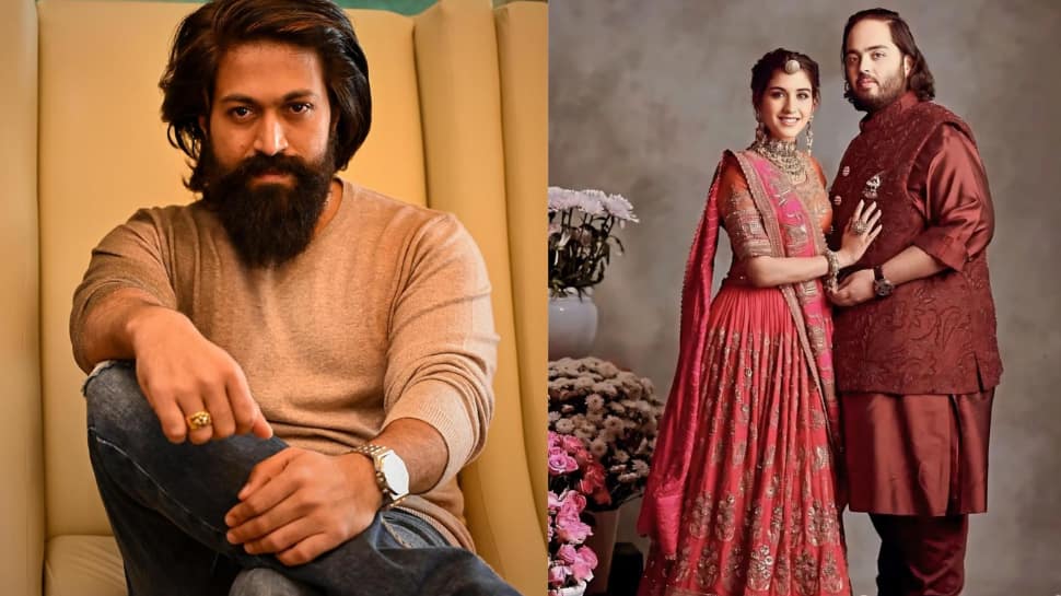 KGF&#039; Star Yash Lands In Mumbai For Anant Ambani And Radhika Merchant&#039;s D-Day