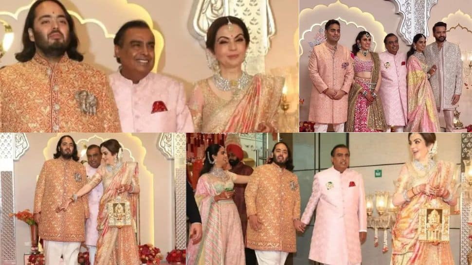 Anant Ambani-Radhika Merchant Wedding: Groom-To-Be’s First Glimpse In Desi Look, See Ambani Family Portrait