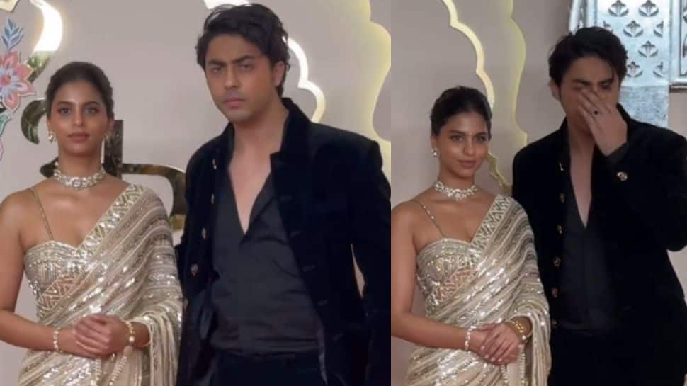 Suhana And Aryan Khan Dazzle In Fashion Statements At Anant Ambani And ...