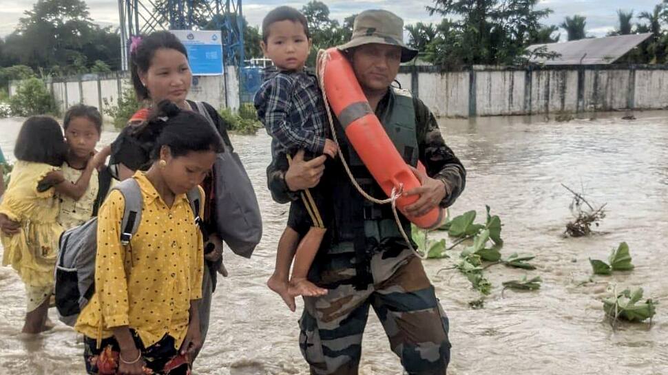 Brahmaputra Over Danger Mark