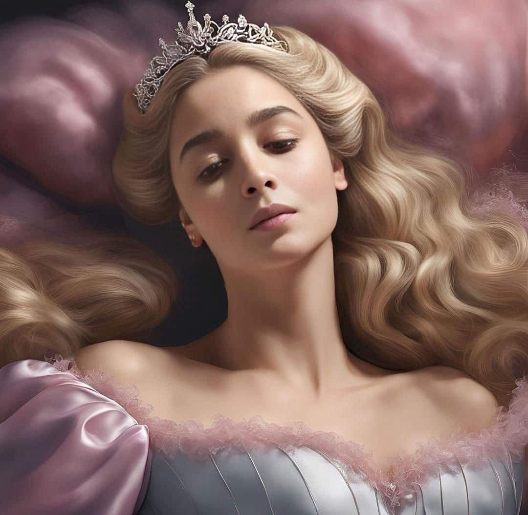 Alia Bhatt as Sleeping Beauty 