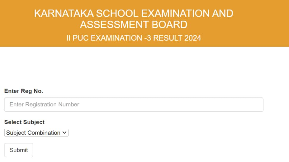 Karnataka 2nd PUC Exam 3 Result 2024 Released At karresults.nic.in- Check Direct Link Here