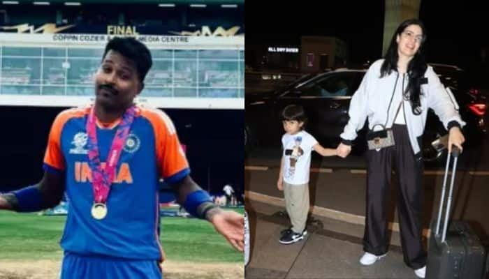 Amidst Divorce Rumors, Hardik Pandya's Wife Natasa Stankovic Flies To Serbia With Son Agastya