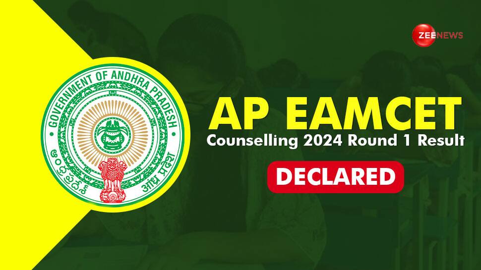 AP EAMCET Counselling 2024: Round 1 Seat Allotment Result Released At eapcet-sche.aptonline.in- Check Direct Link Here