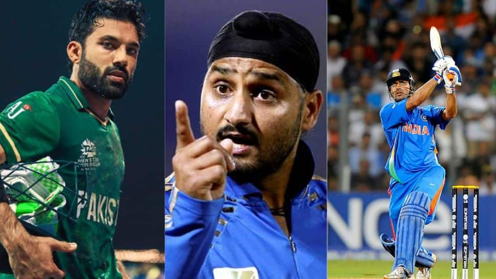 'What Are You Smoking': Harbhajan Singh Blasts Pakistani Journalist For Comparing Mohammad Rizwan And MS Dhoni