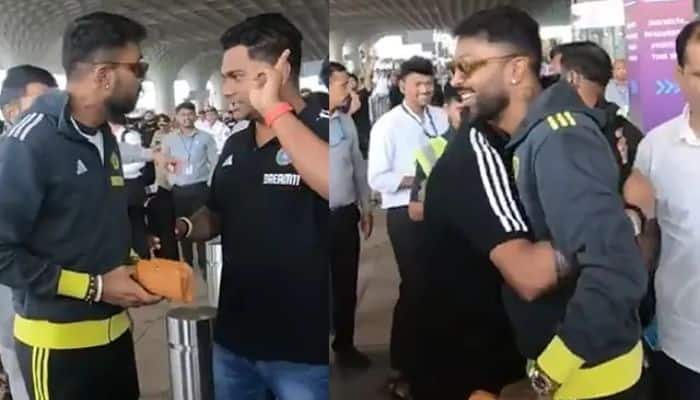 Hardik Pandya's Heartwarming Gesture At Airport; Hugs Fan Before Leaving For Sri Lanka, Video Goes Viral - Watch