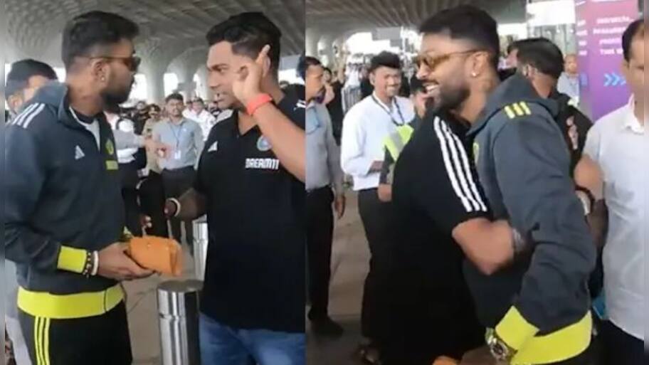 Hardik Pandya's Heartwarming Gesture At Airport; Hugs Fan Before Leaving For Sri Lanka, Video Goes Viral - Watch