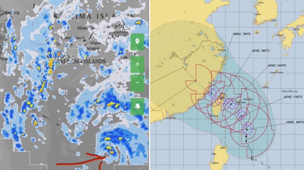 Taiwan's Air Force Cancels Drills As Typhoon Approaches; Naval And Land