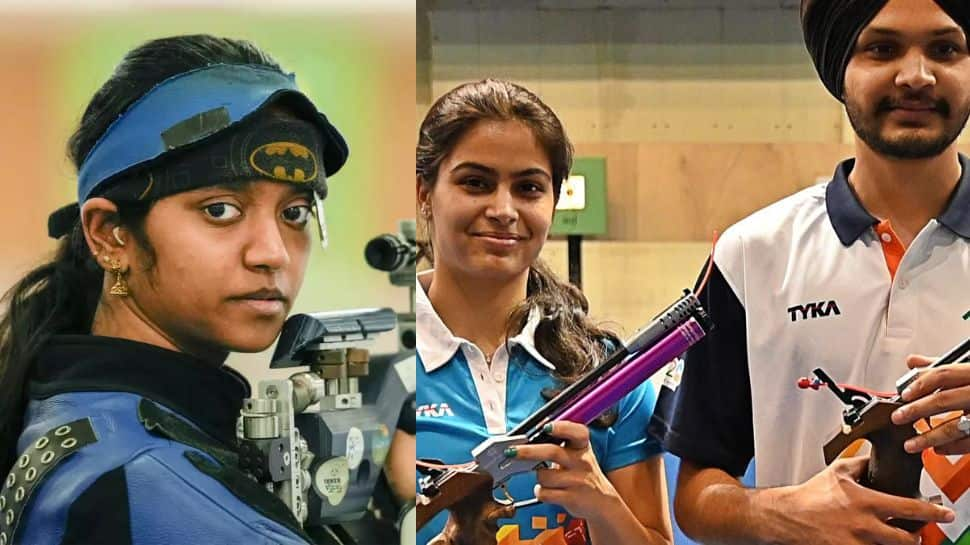 Paris Olympics 2024: Ramita Jindal Finishes 7th In Women’s 10m Air Rifle, Manu Bhaker And Sarabjot Singh Qualify For Bronze Medal Match