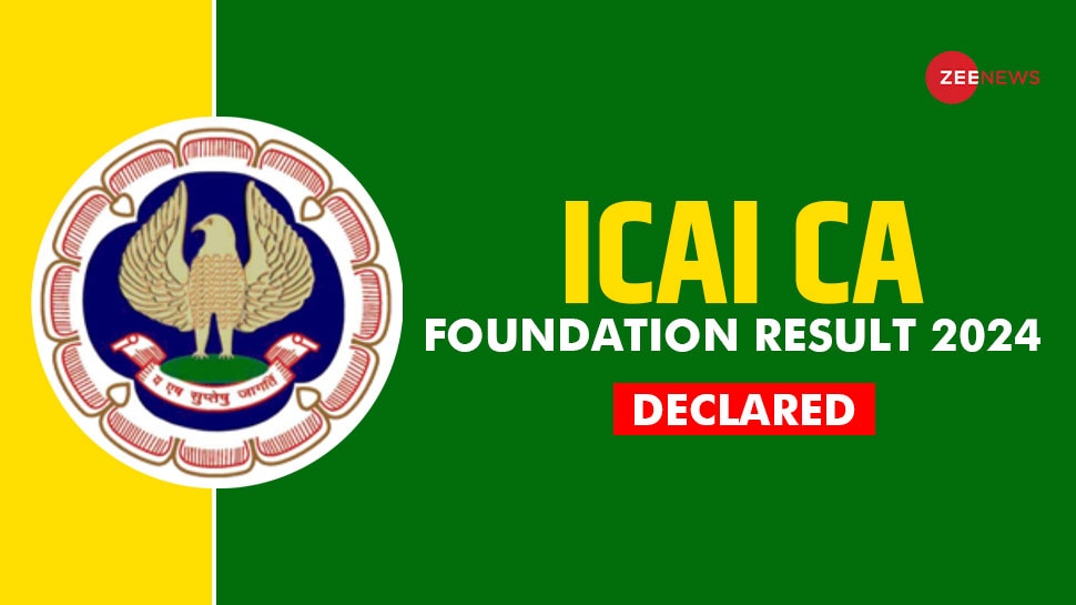 ICAI CA Foundation Result 2024 Released At icai.nic.in- Check Direct Link, Steps To Download Here