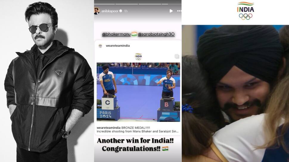 Anil Kapoor Salutes Shooting Stars: Manu Bhaker And Sarabjot Singh's Air Pistol Triumph