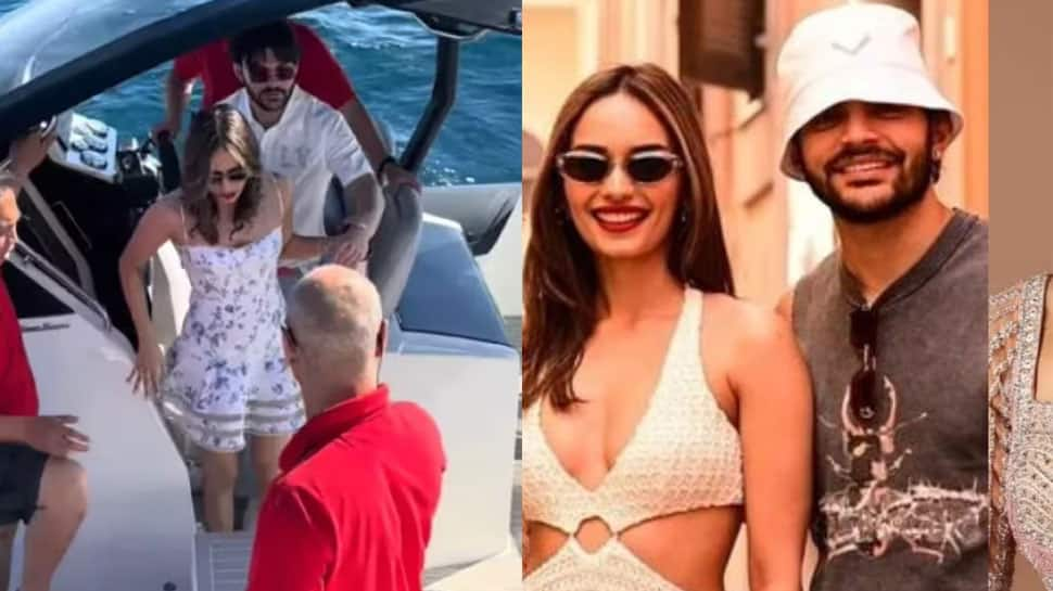 Is Manushi Chhillar Dating Veer Pahariya? Rumoured Couple's Cutesy Cosy Moment Gets Captured - Unseen Viral Video