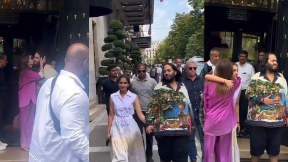 Watch: Nita-Mukesh Ambani's Goodbye Gesture To Anant-Radhika In Paris