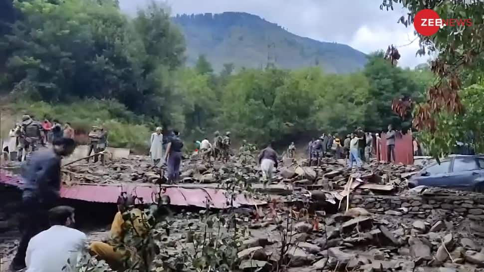 Cloudburst Hits Jammu And Kashmir’s Ganderbal District, Flooding Close by Areas