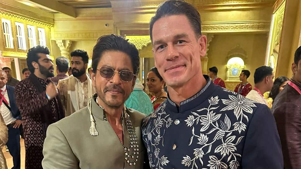 Shaking Hands With Shah Rukh Khan Was An Emotional Moment Says John Cena As He Met The Superstar At The Ambani Wedding