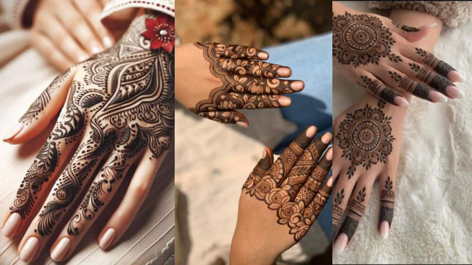 Fusion Hariyali Teej Mehndi Design