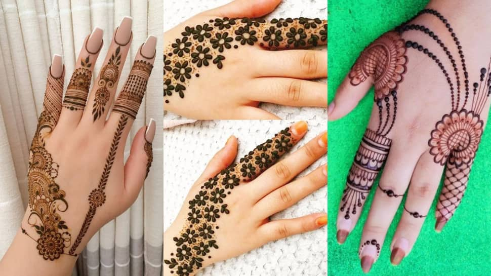 Minimalist Hariyali Teej Mehndi Design