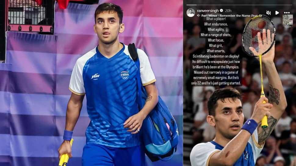 Ranveer Singh Roots For Lakshya Sen After Olympics Loss : 'He's Only 22 And Just Getting Started'