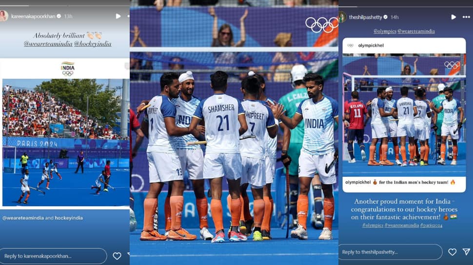 Bollywood Stars Unite To Congratulate Indian Men's Hockey Team On Paris Olympics Bronze Medal