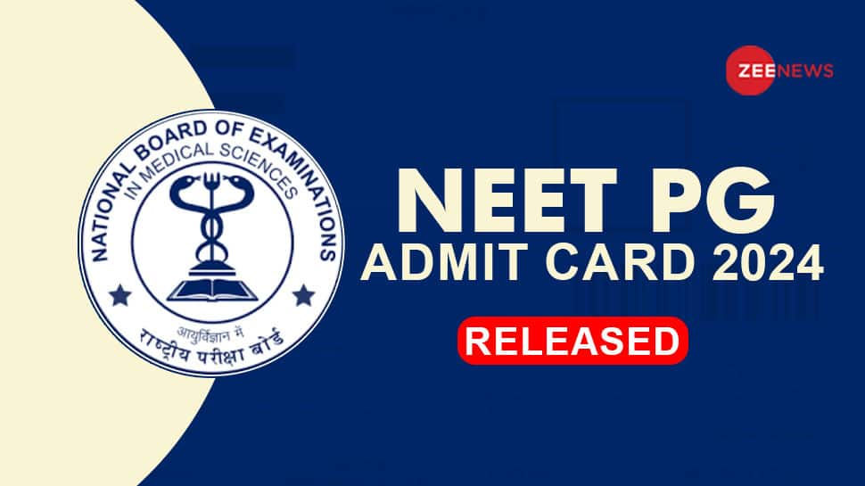 NEET PG Admit Card 2024 RELEASED At natboard.edu.in- Check Direct Link, Steps To Download Here