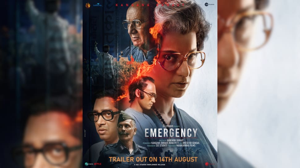 Kangana Ranaut Reveals New Poster Of 'Emergency': Trailer Drops On August 14