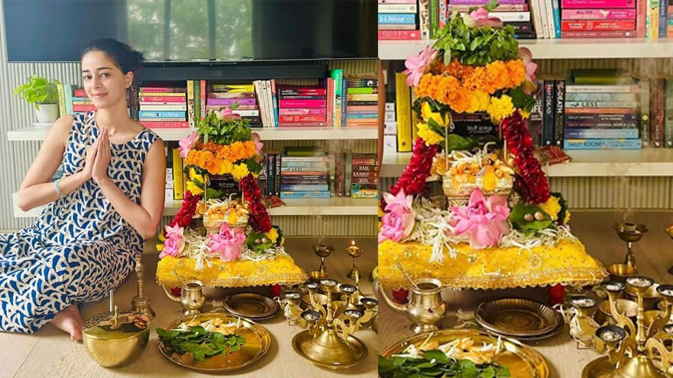 Shravan Somwar Ananya Panday Performs Lord Shiva's Puja, Shares A