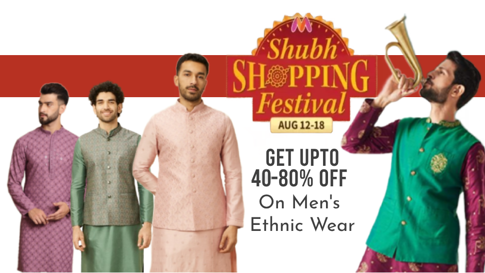 Myntra Shubh Shopping Festive Sale 2024: Get Up to 40-80% Off on Fashion!