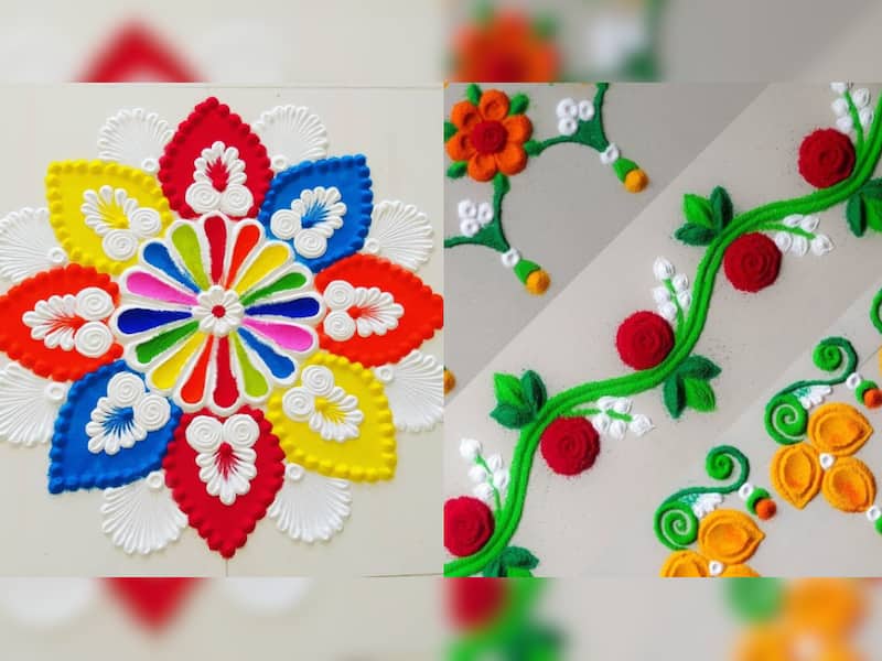7 Simple And Unique Rangoli Ideas For Independence Day 2024 | News ...