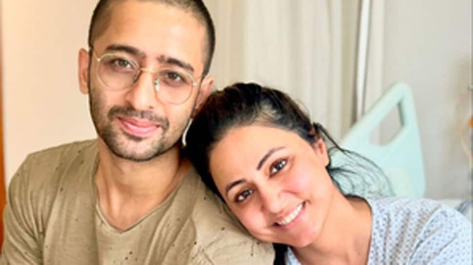 Shaheer Sheikh Visits BFF And Cancer Warrior Hina Khan In Hospital; Writes 'You Are Fiery, Fearless'