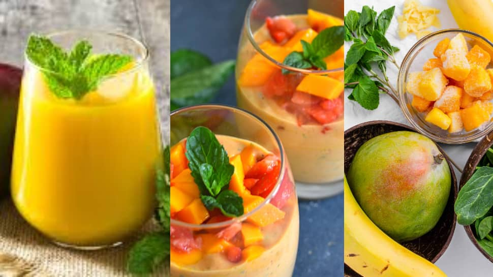 Mango and Mint Smoothie