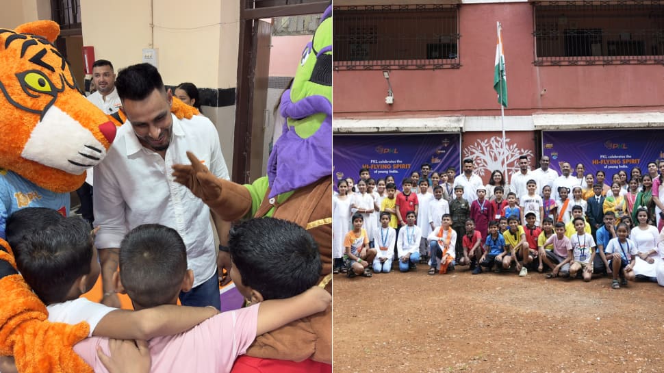 PKL 2024: Kabaddi Stars Pardeep Narwal And Maninder Singh Take Part In Special Flag Hoisting Ceremony Ahead Of Auction On Independence Day